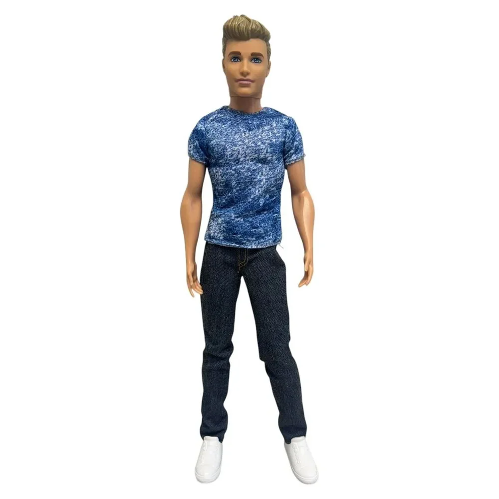 2015 Mattel Barbie #1‎ Dashing Denim Ken Fashionistas Doll DGY67